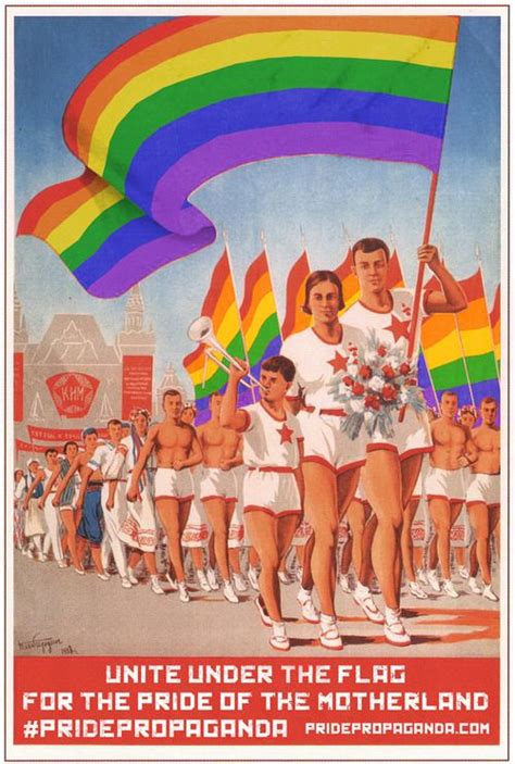 12 Classic Soviet Propaganda Images Turned Gay | Propaganda art, Propaganda posters, Communist ...