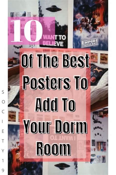 10 Of The Best Posters To Add To Your Dorm Room - Society19 | Dorm room ...