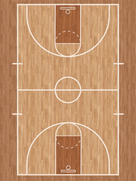 Basketball Court Layout Printable