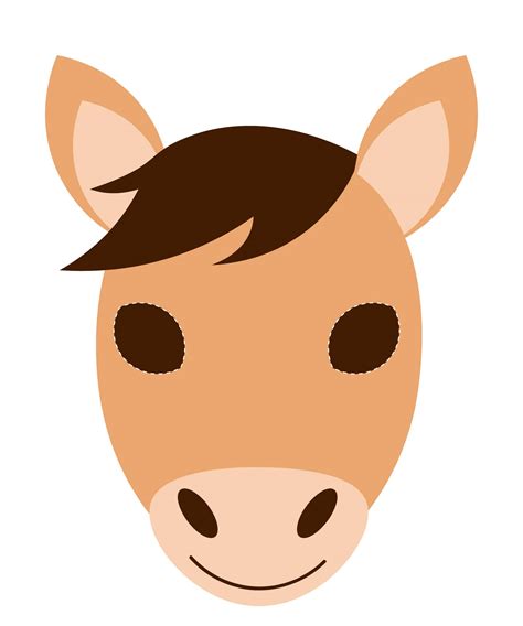 8 Best Horse Face Template Printable - printablee.com