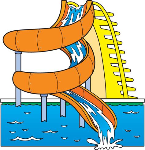 Water slide clipart - Clipground