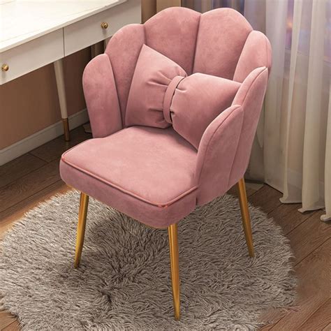 Contemporary Metal Side Chair Home Upholstered Arm Crown Top Back Chair ...