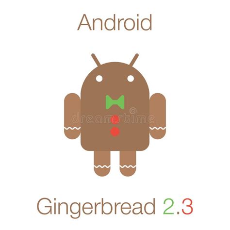 Android Gingerbread 2.3 Flat Vector Editorial Stock Photo ...