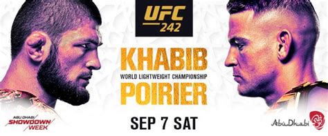 UFC 242: KHABIB vs. POIRIER in Abu Dhabi - ESPN Press Room U.S.