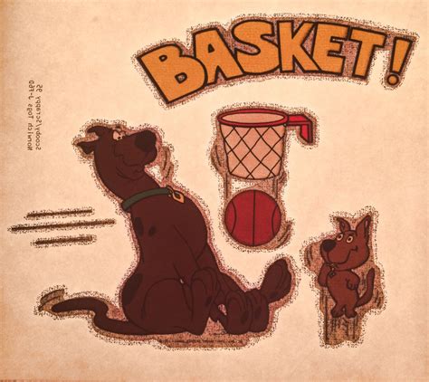 70s ORIG Scooby Doo Scrappy Show Basketball classic c… - Gem