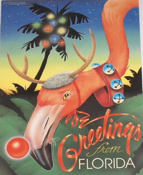 32 Best Vintage Florida Christmas Cards images | Christmas cards ...