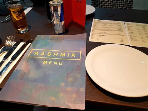 Menu at Kashmir Restaurant, Rawtenstall