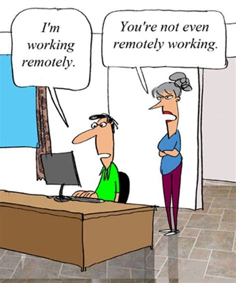 working remotely | Hr humor, Work humor, Remote work