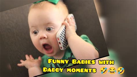 Funny Babies with her daddy moments 🤣🤣 U can't stop laughing 😆 #baby # ...