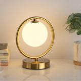 Lampe de chevet en verre doré au design sublime – Expert en luminaire - Lampema