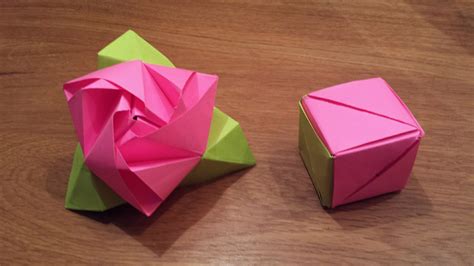 3+Easy Origami Magic Rose Cube | #2plus7