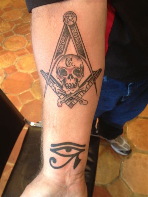 My first tattoos | Masonic tattoos, Tattoos, First tattoo