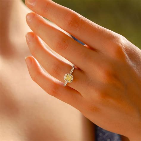 Vintage Tiffany & Co 'Soleste' Fancy Yellow Diamond Ring at Susannah Lovis Jewellers