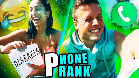 PHONE PRANK - TIRAR SANGUE DA DIARREIA ? HAHA - YouTube