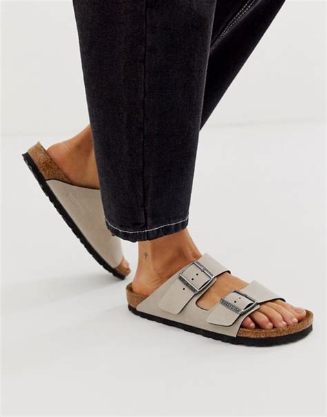 Birkenstock Arizona sandal in stone | ASOS Birkenstock Arizona Outfit ...