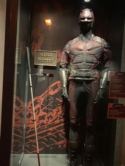 Daredevil costume in marvel exhibition : Daredevil