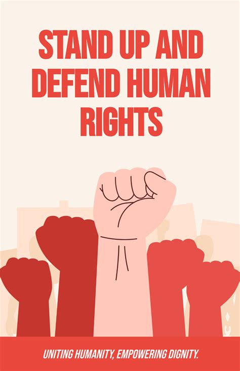 Free Human Rights Poster Template - Edit Online & Download | Template.net