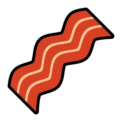 Bacon vector icon 553450 Vector Art at Vecteezy