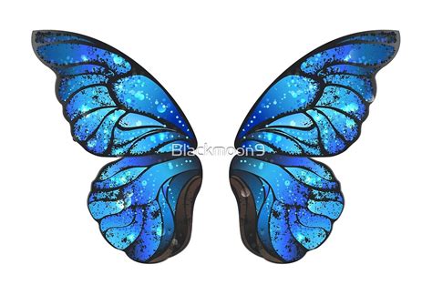 "Blue Butterfly Wings" by Blackmoon9 | Redbubble