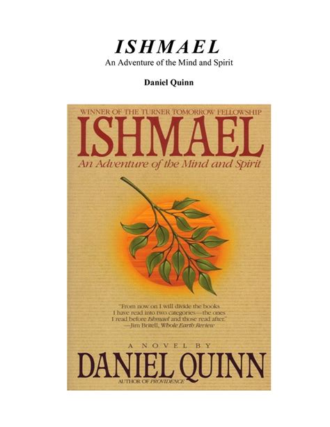 Ishmael by Daniel Quinn | Ishmael book, Books, Books to read