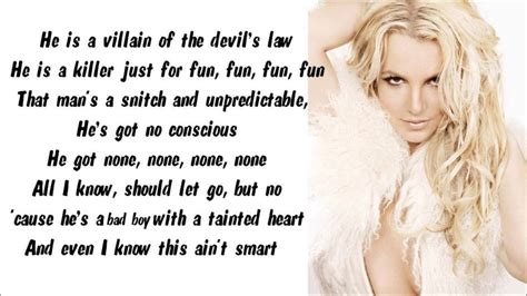 Britney Spears - Criminal Karaoke / Instrumental with lyrics on screen - YouTube