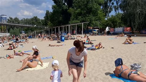 Beach in kiev ukraine - YouTube