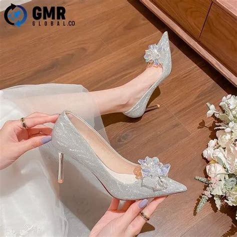 White Party Wear Silk Satin Pumps With Stiletto Women Bridal Heels ...