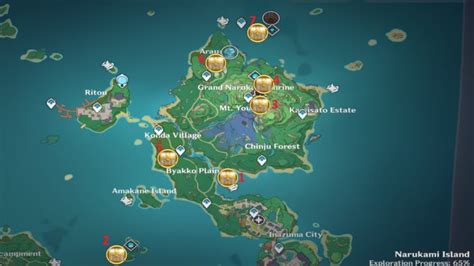 Genshin Impact Narukami Island Luxurious Chest locations guide - Kaiju Gaming