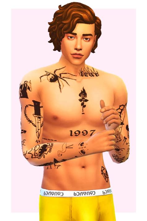 31+ Gorgeous Sims 4 Tattoos to Add to Your CC Folder - Must Have Mods ...