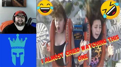 Funniest Roller Coaster reactions (Reaction!) LOL - YouTube