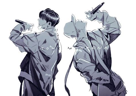 FanArt - BTS: Suga e Jimin em Tony Montana #Yoonmin | Yoonmin, Yoonmin ...