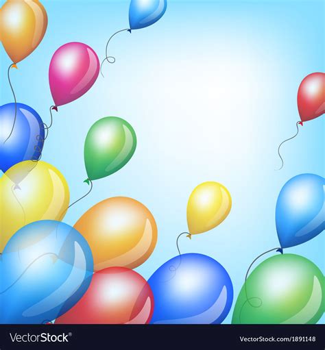 Holiday backgrounds with balloons Royalty Free Vector Image