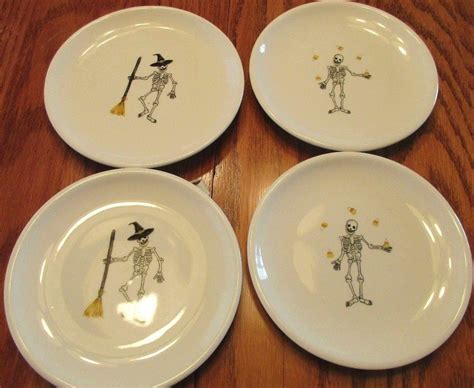 Ceramic Halloween Dinner Plates