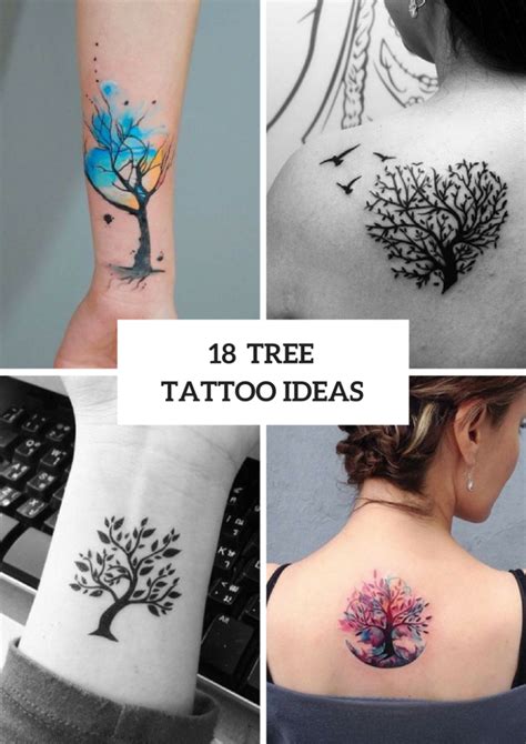 18 Beautiful Tree Tattoo Ideas - Styleoholic