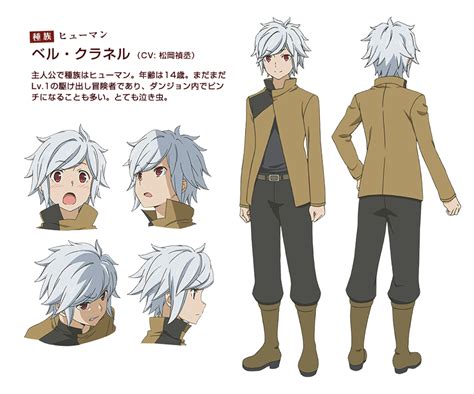 AnimeSlovenija — Danmachi character designs.