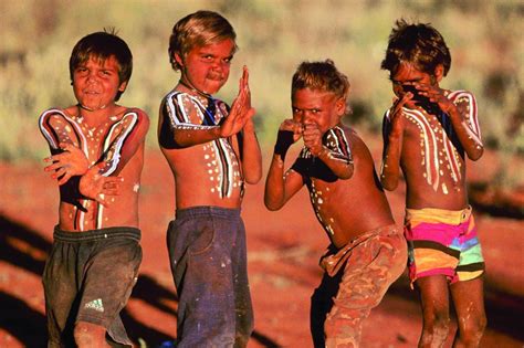 Indigenous Australian boys painted Aboriginal Children, Aboriginal ...