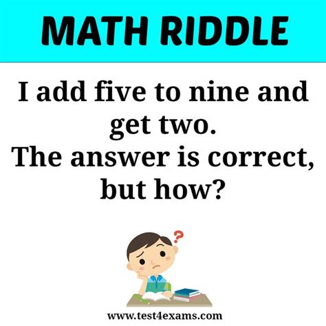 Funny Math Riddles That Will Blow Your Mind | Funny math riddles, Math humor, Math riddles
