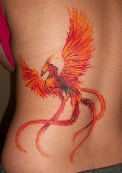 Image de Etoile: Tatouage Dos Femme Phenix