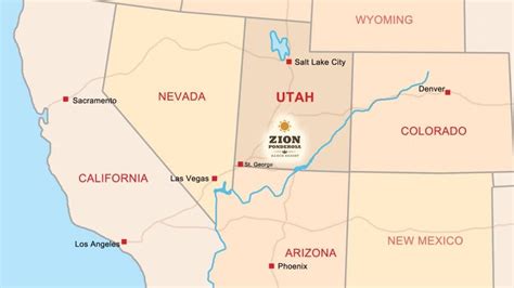 Map Zion National Park - Share Map