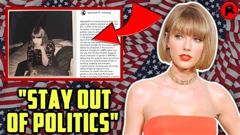 Taylor Swift Finally Gets Political - YouTube