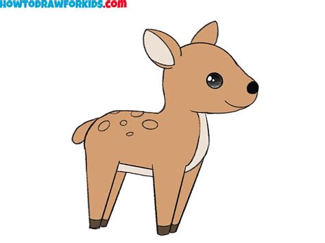 Deer Drawing For Kids