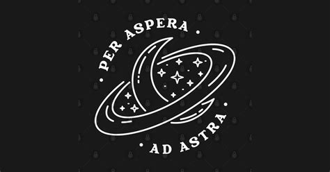 Per Aspera Ad Astra - Latin - Phone Case | TeePublic