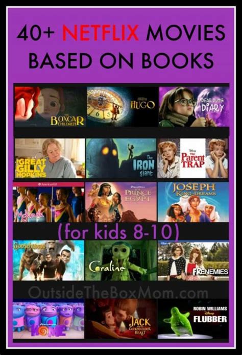 40+ Netflix Movies Based On Books (For Kids 8-10) - Best Movies Right Now