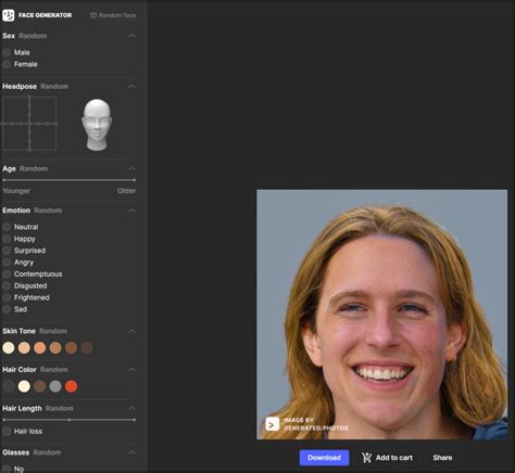 Review Random Face Generator: dynamically generate an avatar - Techzle