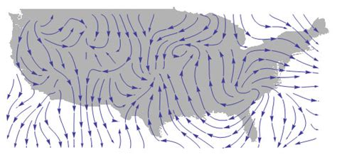 Generate Maps of Current Wind Patterns