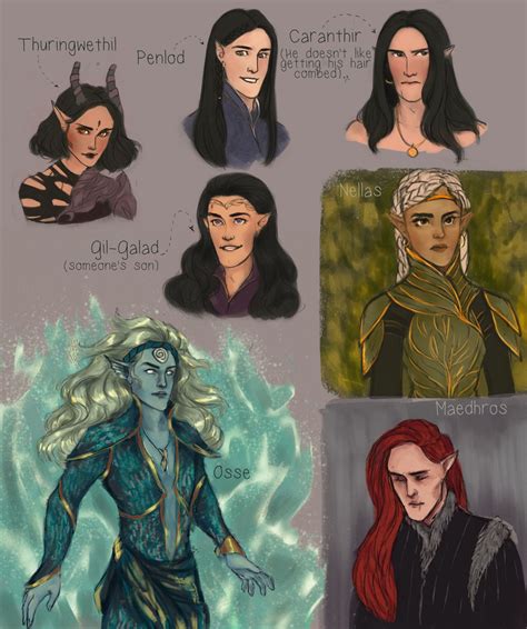 ARDA Maedhros, Caranthir, Penlod, Thuringwethil, Gil-Galad, Nellas ...