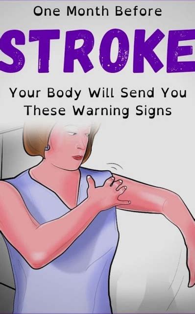 One Month Before Stroke, Your Body Will Send You These Warning Signs Don't Ignore Them - Healthy ...