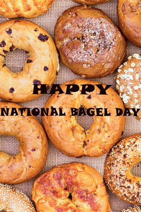 Happy National Bagel Day | Bagel, Pizza day, National pizza