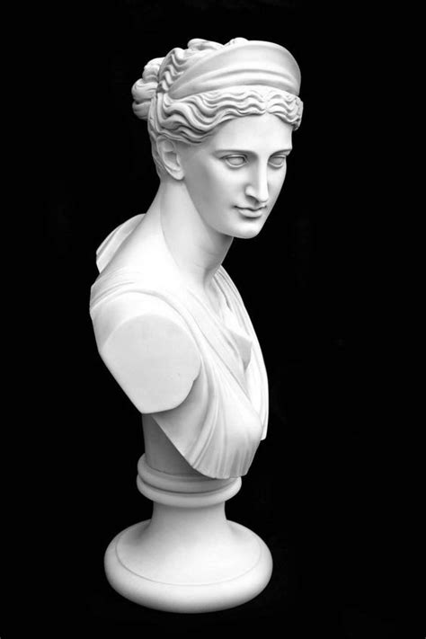 A R T E M I S | Bust sculpture, Statue, Marble bust