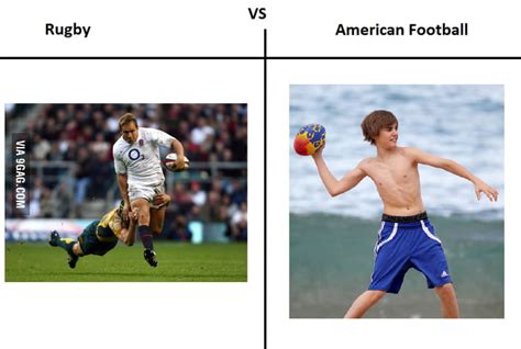 Rugby vs American Football - 9GAG